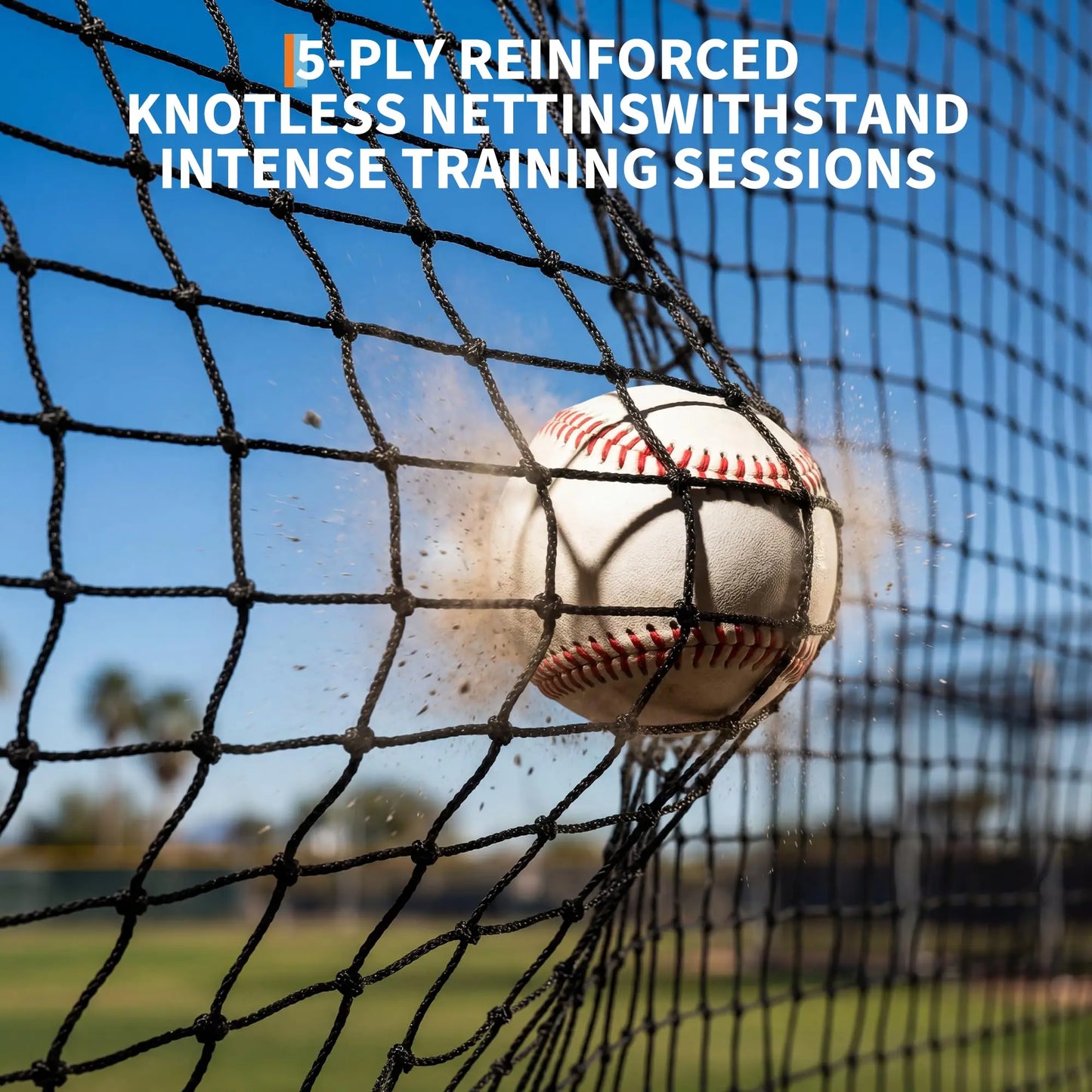 HiMISS Batting Cage With Frame And Net For Backyard Training