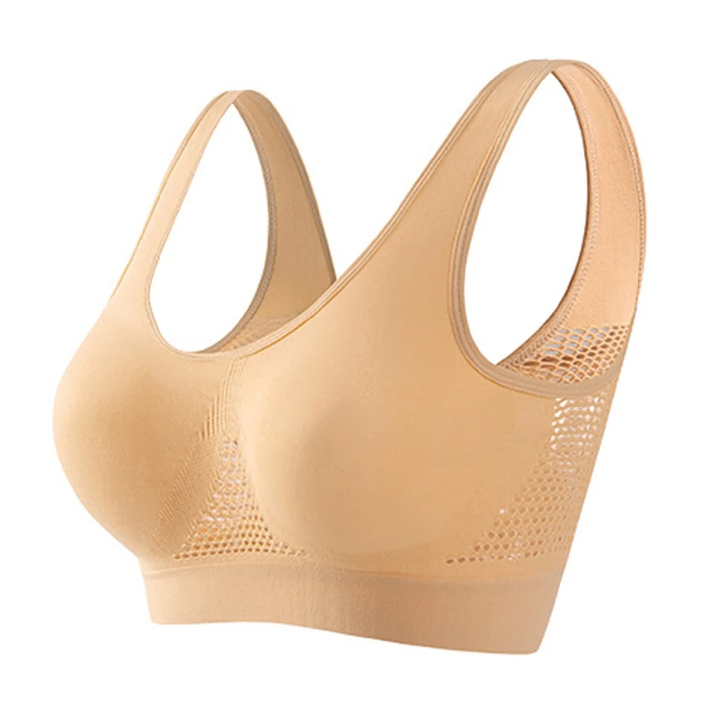 Breathable Womens Running Sports Bra With Shockproof Support Yoga Vest