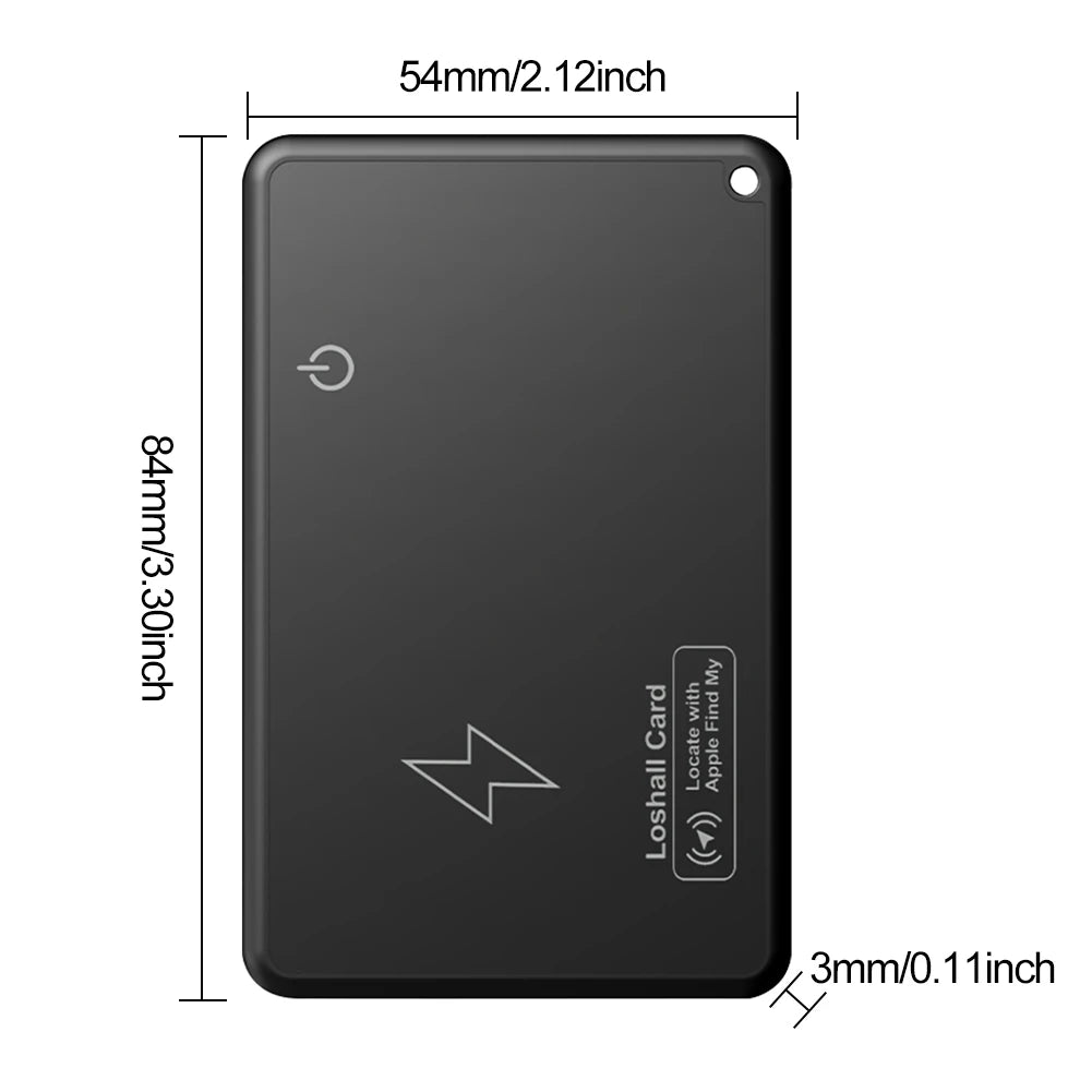 ALLOYSEED Wallet Tracking Card GPS Find My Bluetooth Tracker
