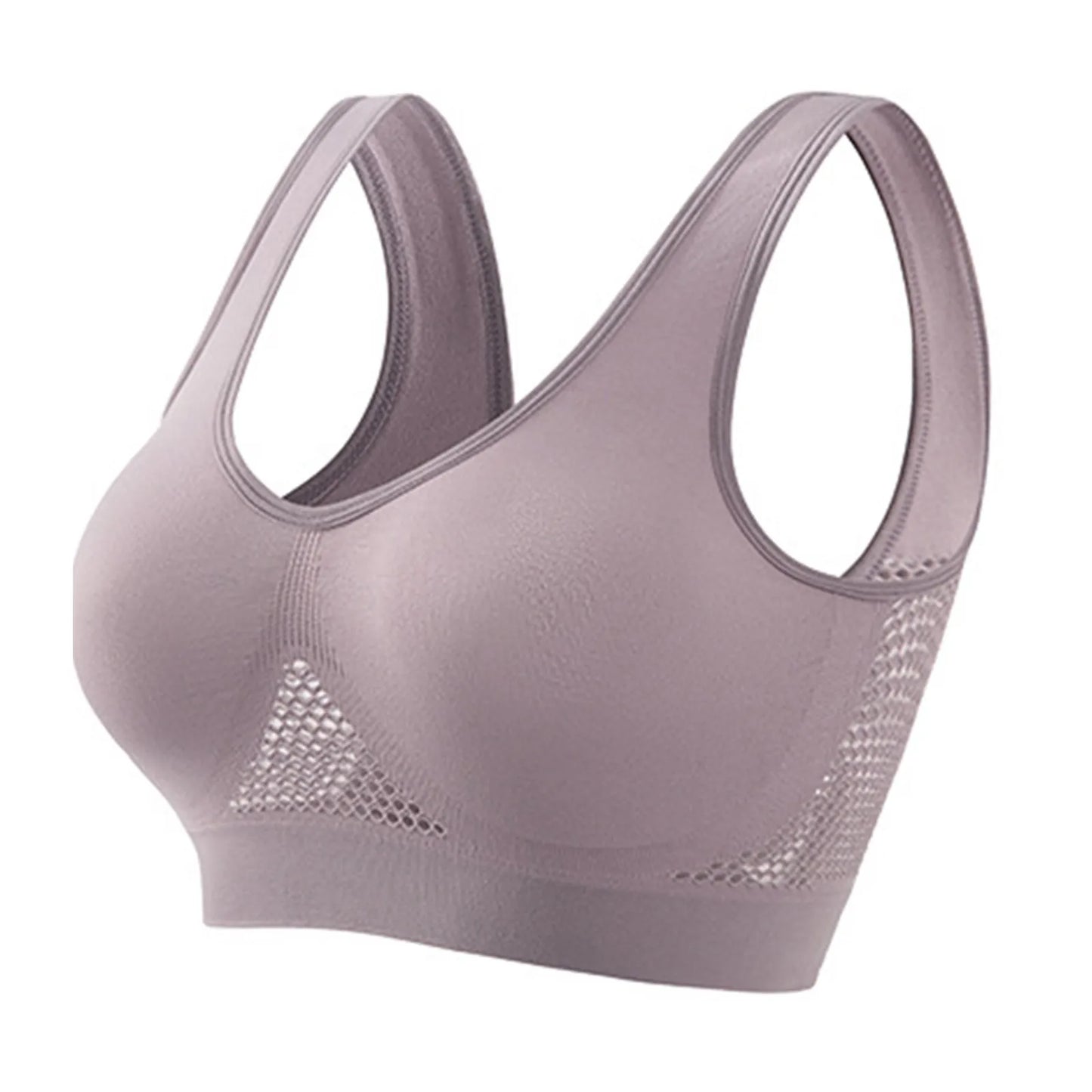 Breathable Womens Running Sports Bra With Shockproof Support Yoga Vest