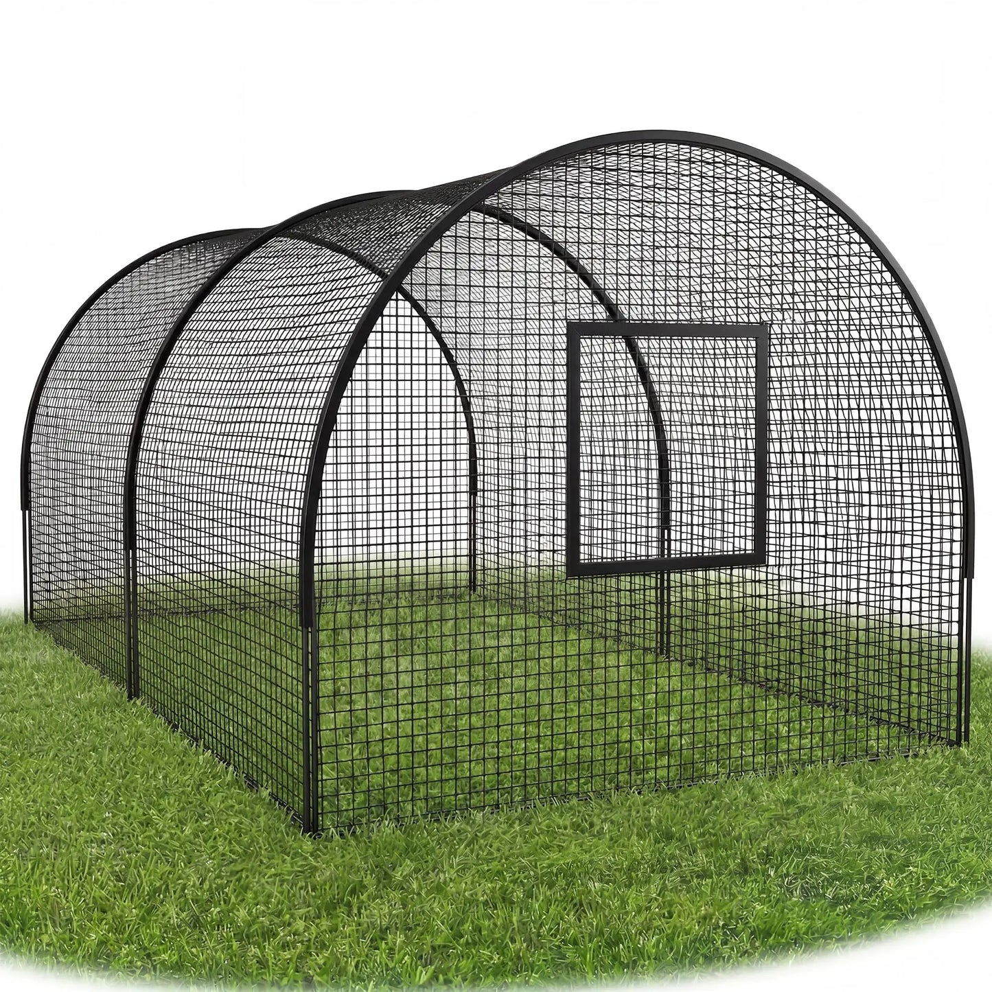 HiMISS Batting Cage With Frame And Net For Backyard Training