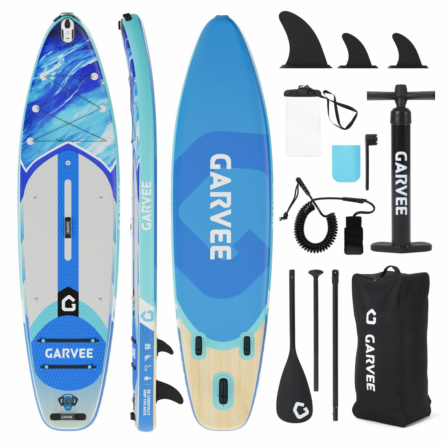 HiMISS Inflatable SUP With Premium Accessories And Camera Mount