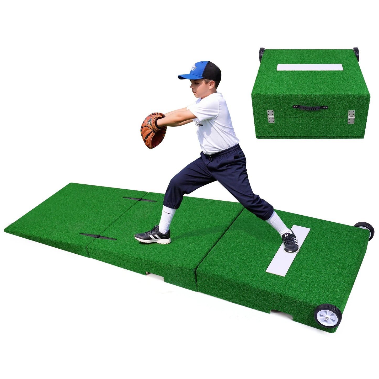 Baseball Pitching Mound Portable Foldable Practice Set
