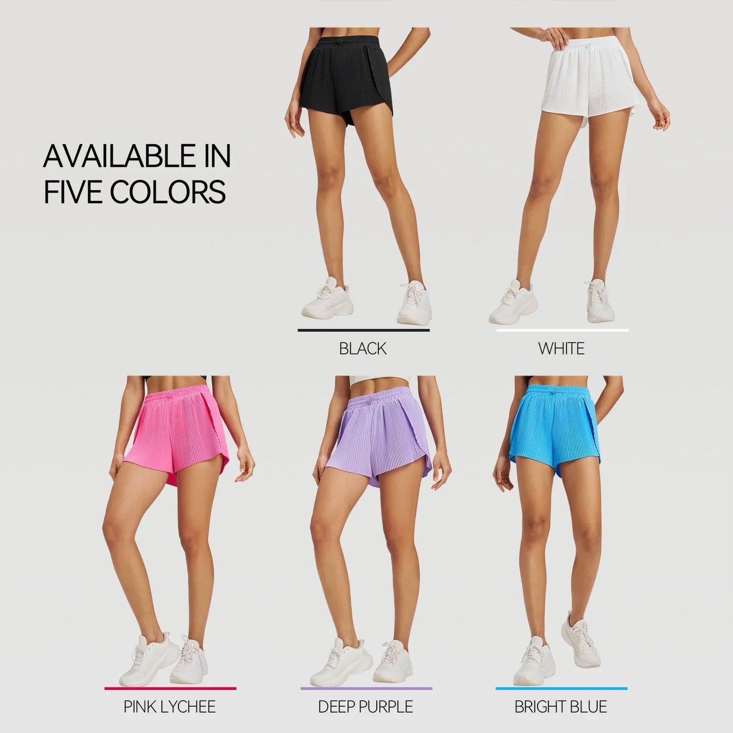 Womens Breathable Yoga Shorts Skirt Pants Outdoor Quick Dry Fitness Wear