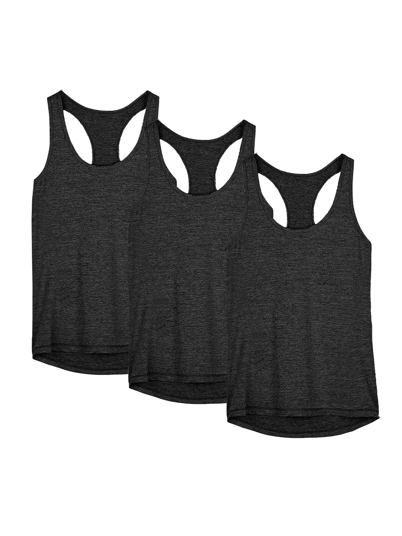 OVESPORTCN Womens Yoga Tank Tops 3 Pack Quick Dry Shirts