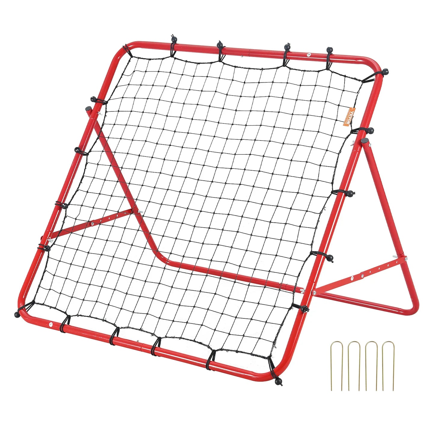 Soccer Rebounder Net Portable Training Equipment with Adjustable Angles