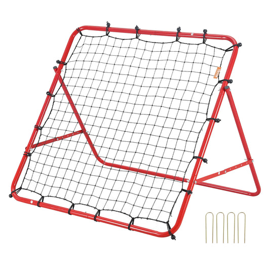 Soccer Rebounder Net Portable Training Equipment with Adjustable Angles