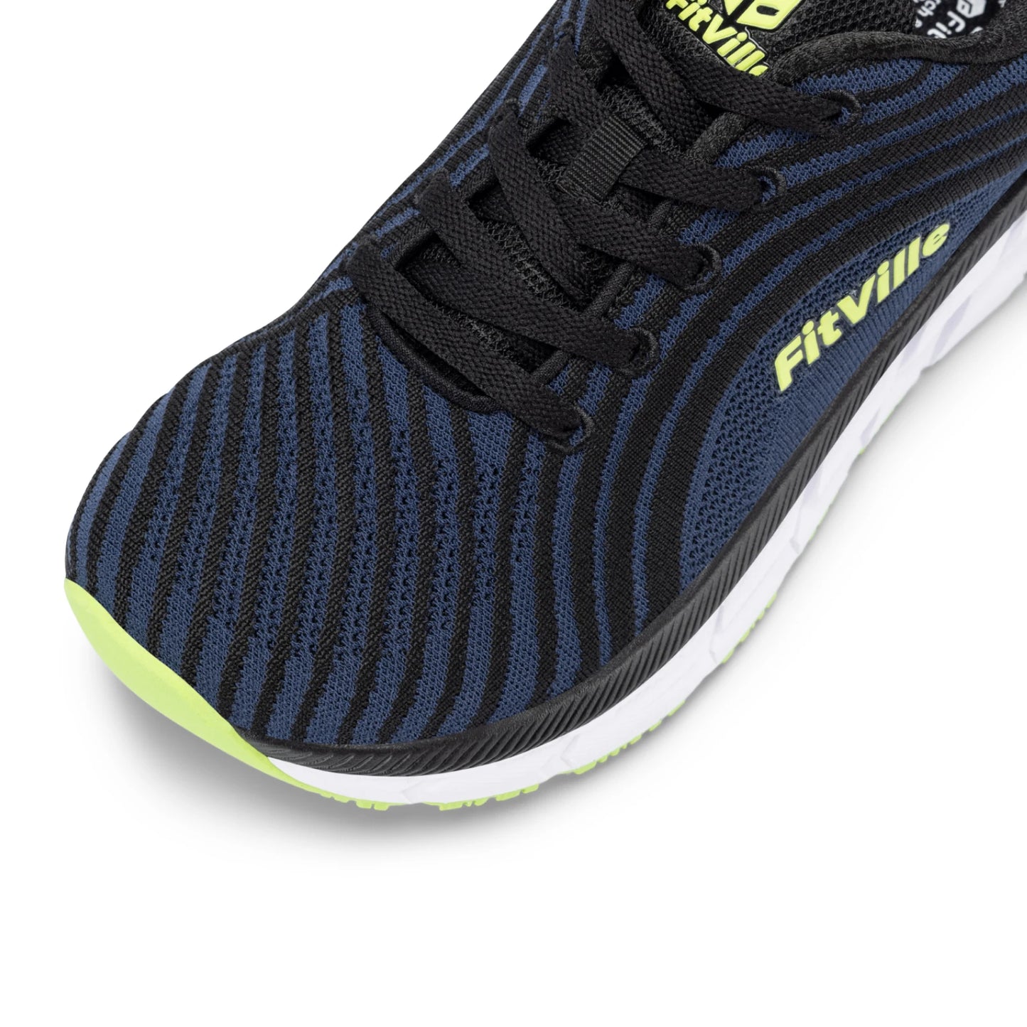 Fitville Men FlowCore V2 Wide Toe Box Running Shoes Cushioned