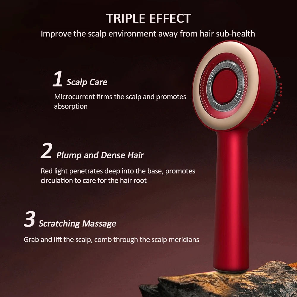 Foreverlily Electric Vibration Massage Comb For Hair Growth
