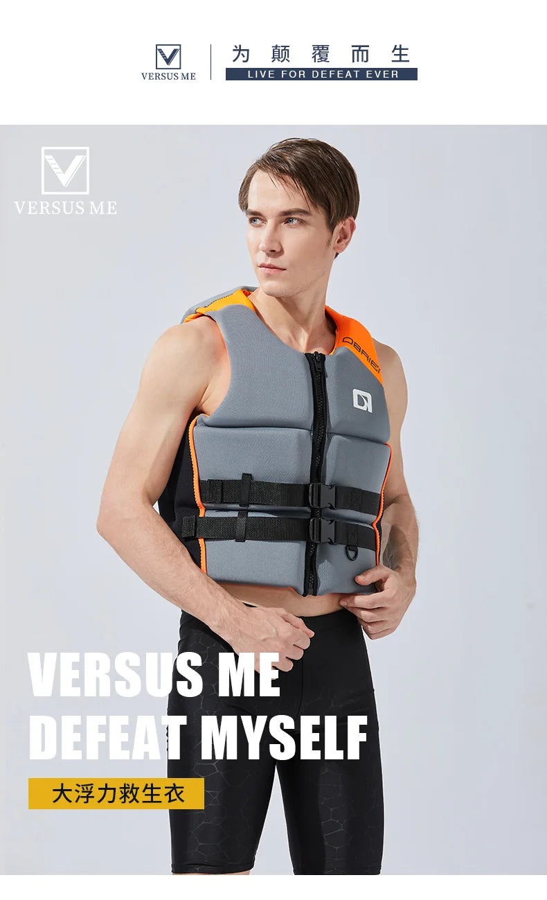 Life Jacket For Adults Kayak Jet Ski Wakeboard Sports Vest
