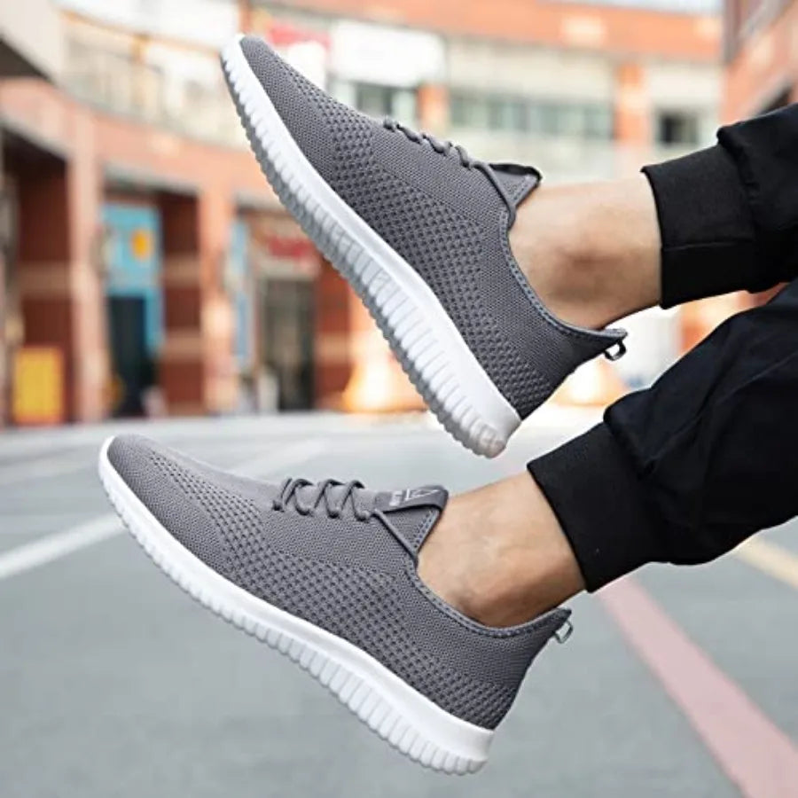 VAMJAM Men Running Shoes Ultra Lightweight Breathable Non Slip Sneakers