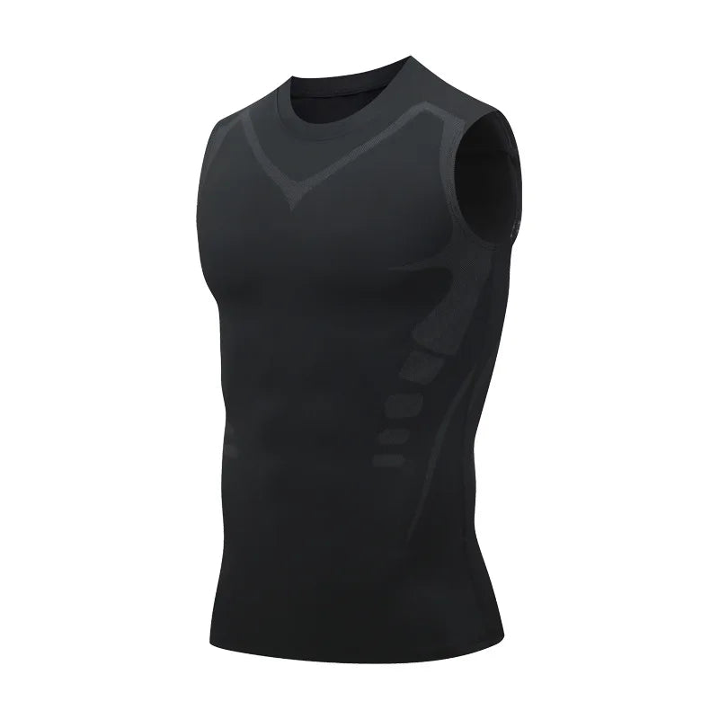 Men's Quick Dry Compression Tank Top for Gym and Workout