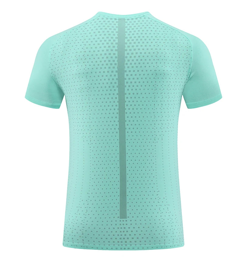 Women Breathable Quick Dry Gym Shirt Short Sleeve Polyester