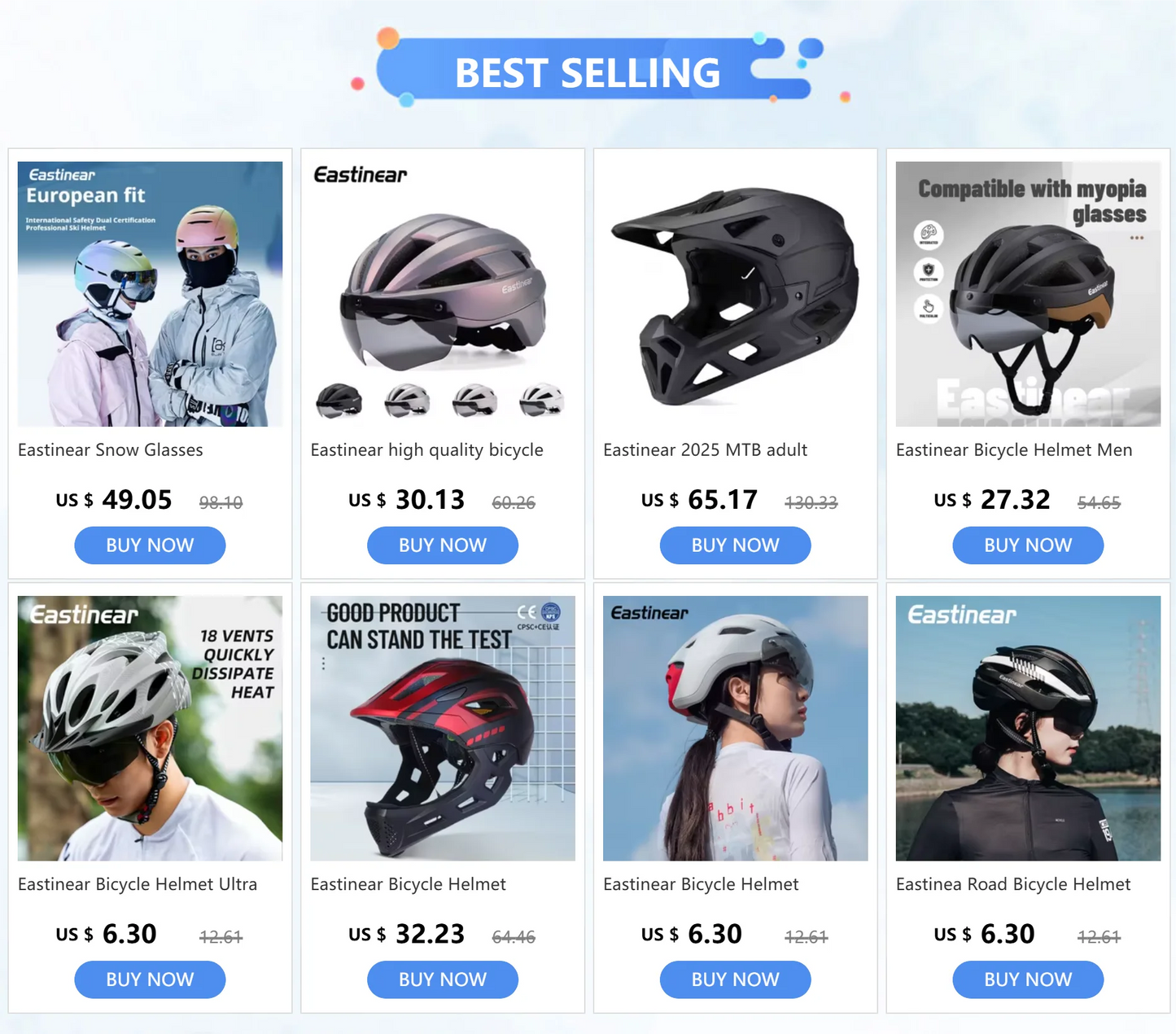 Eastinear Cycling Helmet For Road And Mountain Bikes CE Certified