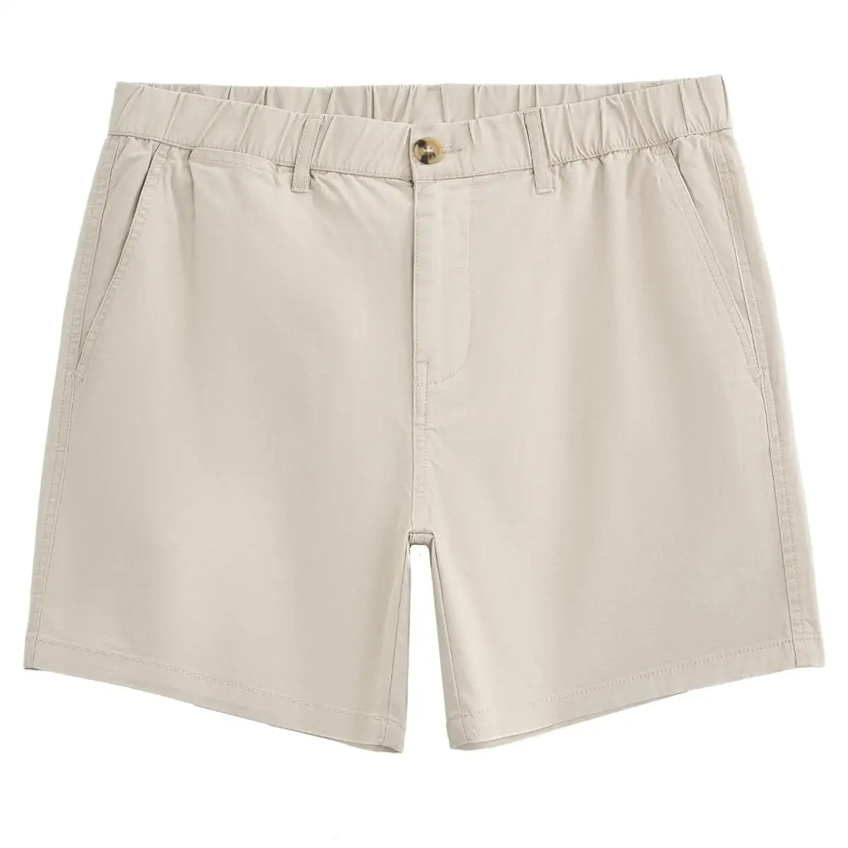 Men's Cotton Mesh Swim Trunks With Zipper Pockets Comfort Fit