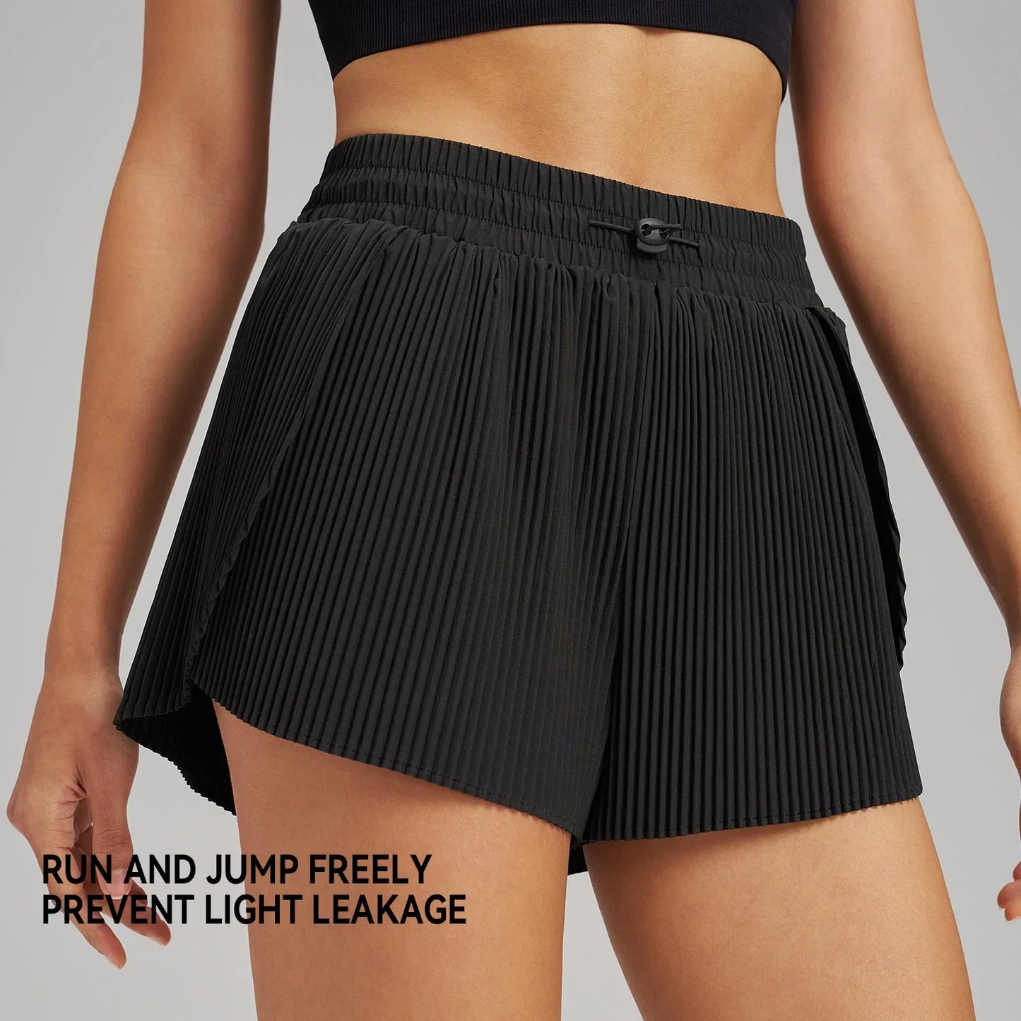 Womens Breathable Yoga Shorts Skirt Pants Outdoor Quick Dry Fitness Wear