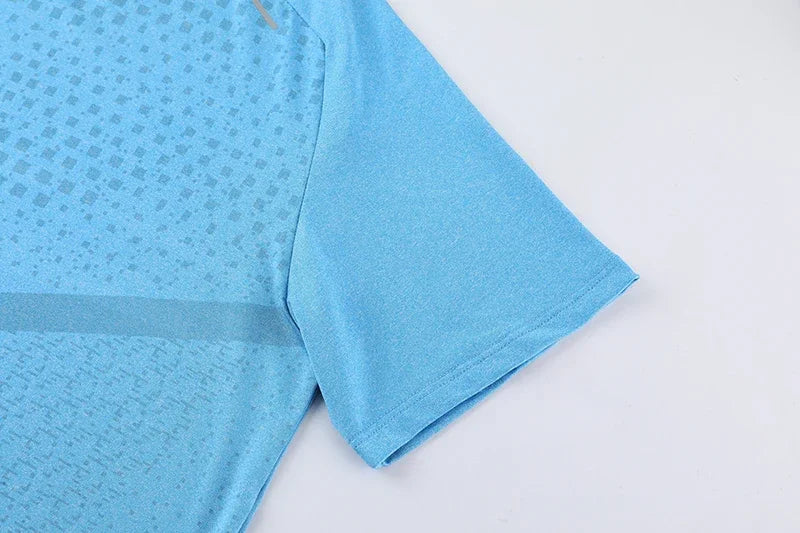 Women Breathable Quick Dry Gym Shirt Short Sleeve Polyester