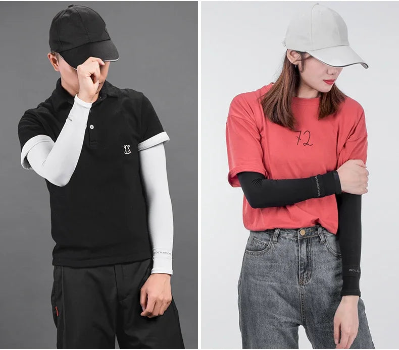 ROCKBROS Arm Sleeves UV Protection For Running And Cycling