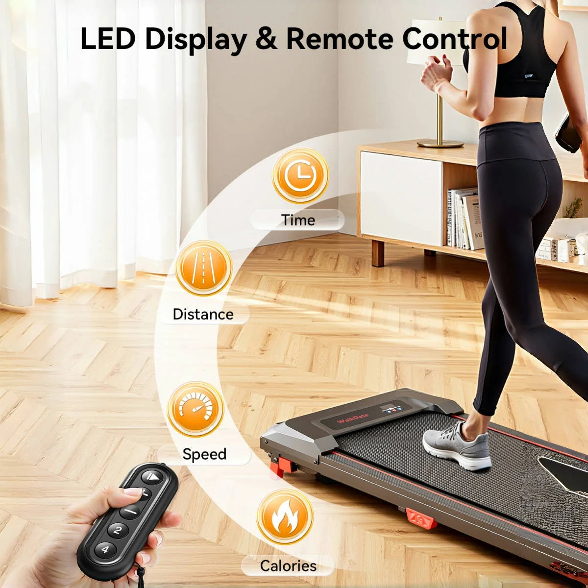 Bestgod Folding Electric Treadmill Walking Pad 8 Kmh 2.5HP