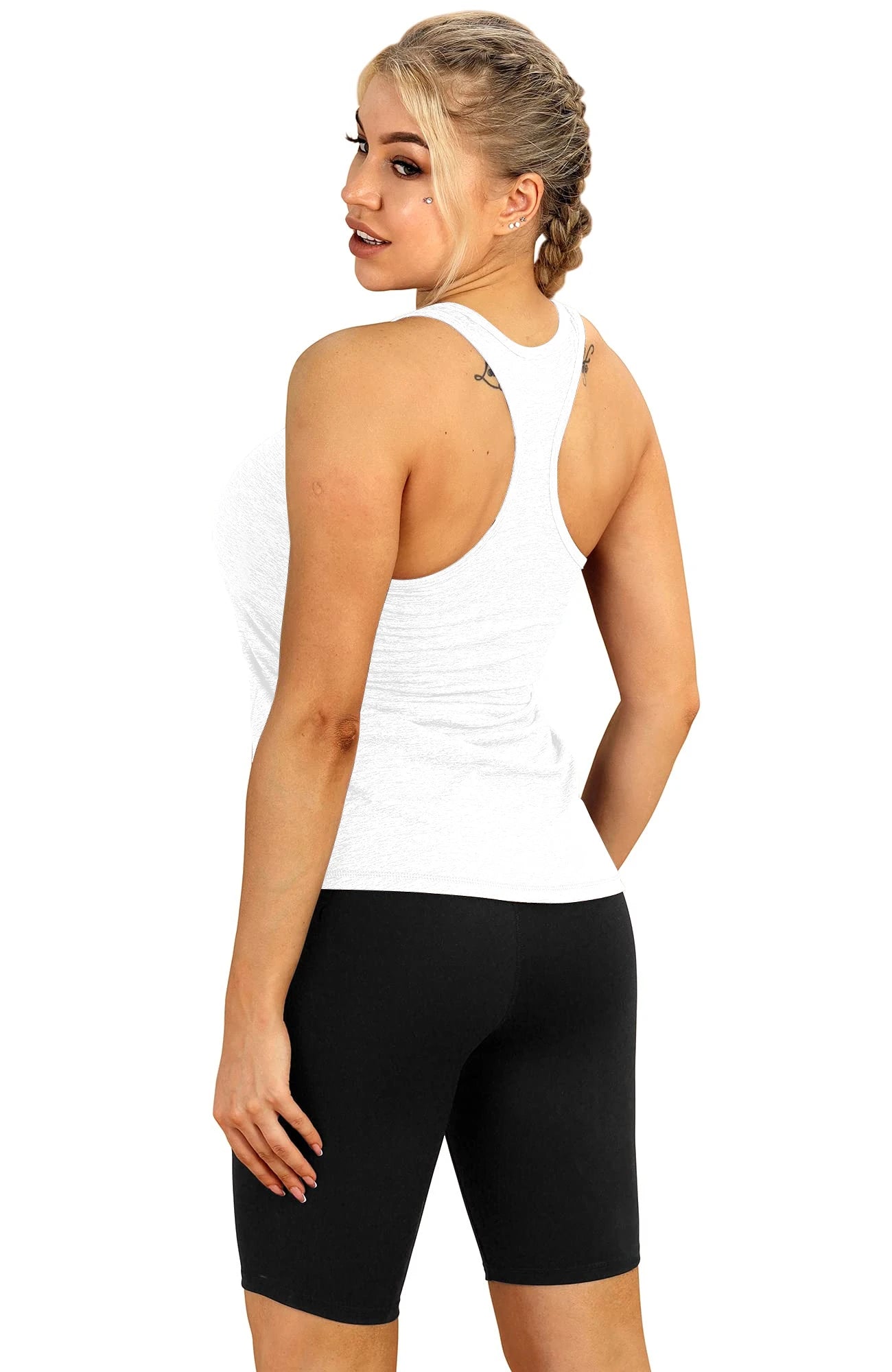 OVESPORTCN Women Yoga Tank Tops Set Quick Dry Fitness Shirts