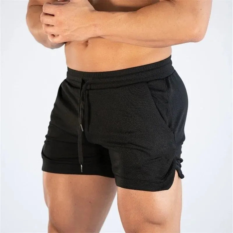 Men's Summer Fitness Shorts Polyester Jogging Athletic Shorts