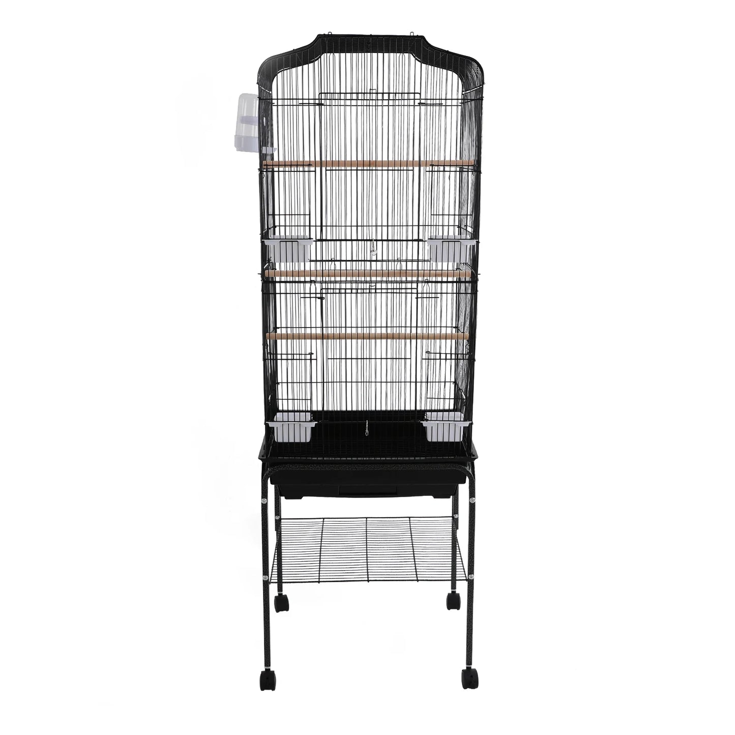 Iron Flight Cage With Stand And Wheels Lockable Door For Parrots