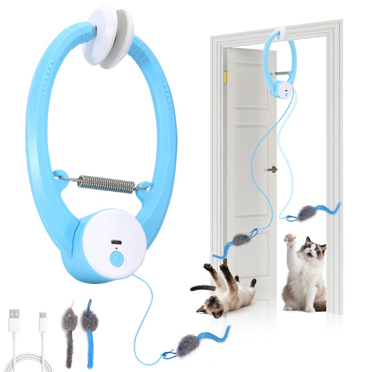 Automatic Interactive Cat Toy Fluttering Butterfly Wand For Indoor Enrichment