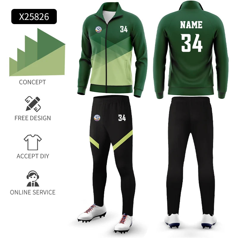 JianfeiCN Full Zip Fleece Tracksuit For Men And Women