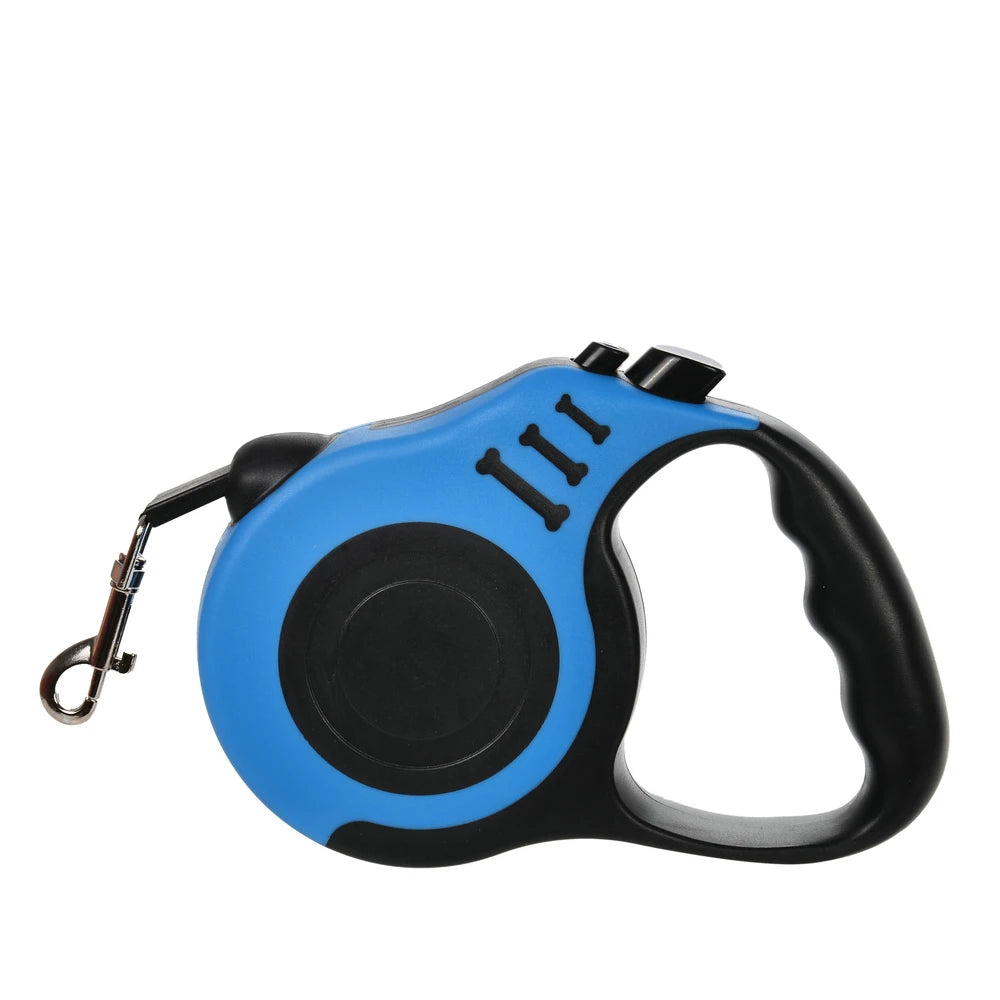 Retractable Nylon Dog Leash With ABS Case Heavy Duty