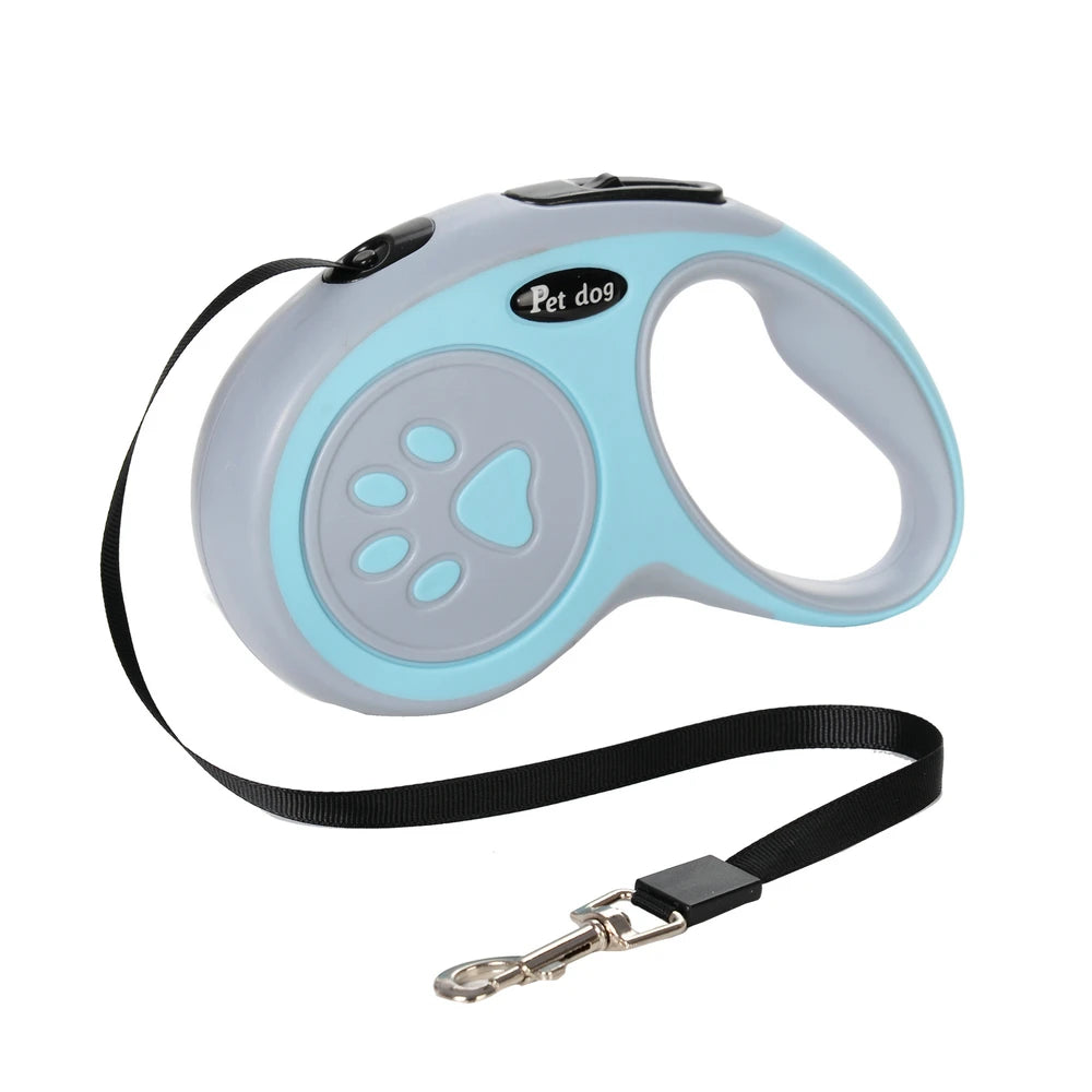 Retractable Nylon Dog Leash With ABS Case Heavy Duty