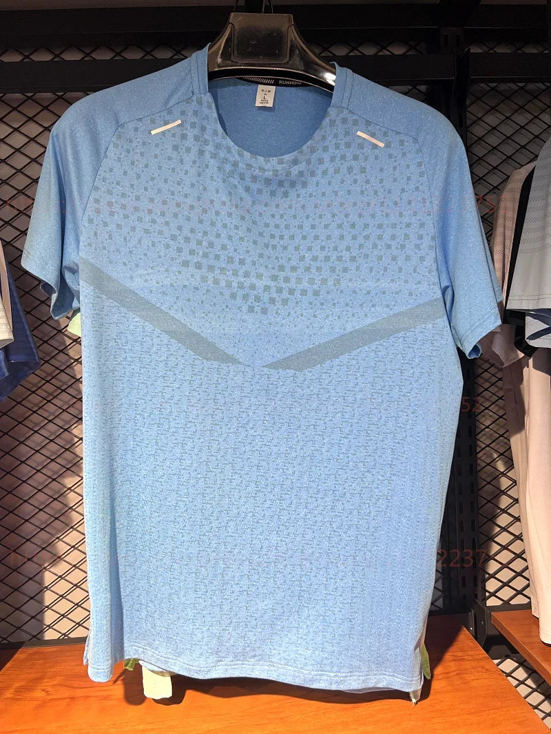 Women Breathable Quick Dry Gym Shirt Short Sleeve Polyester