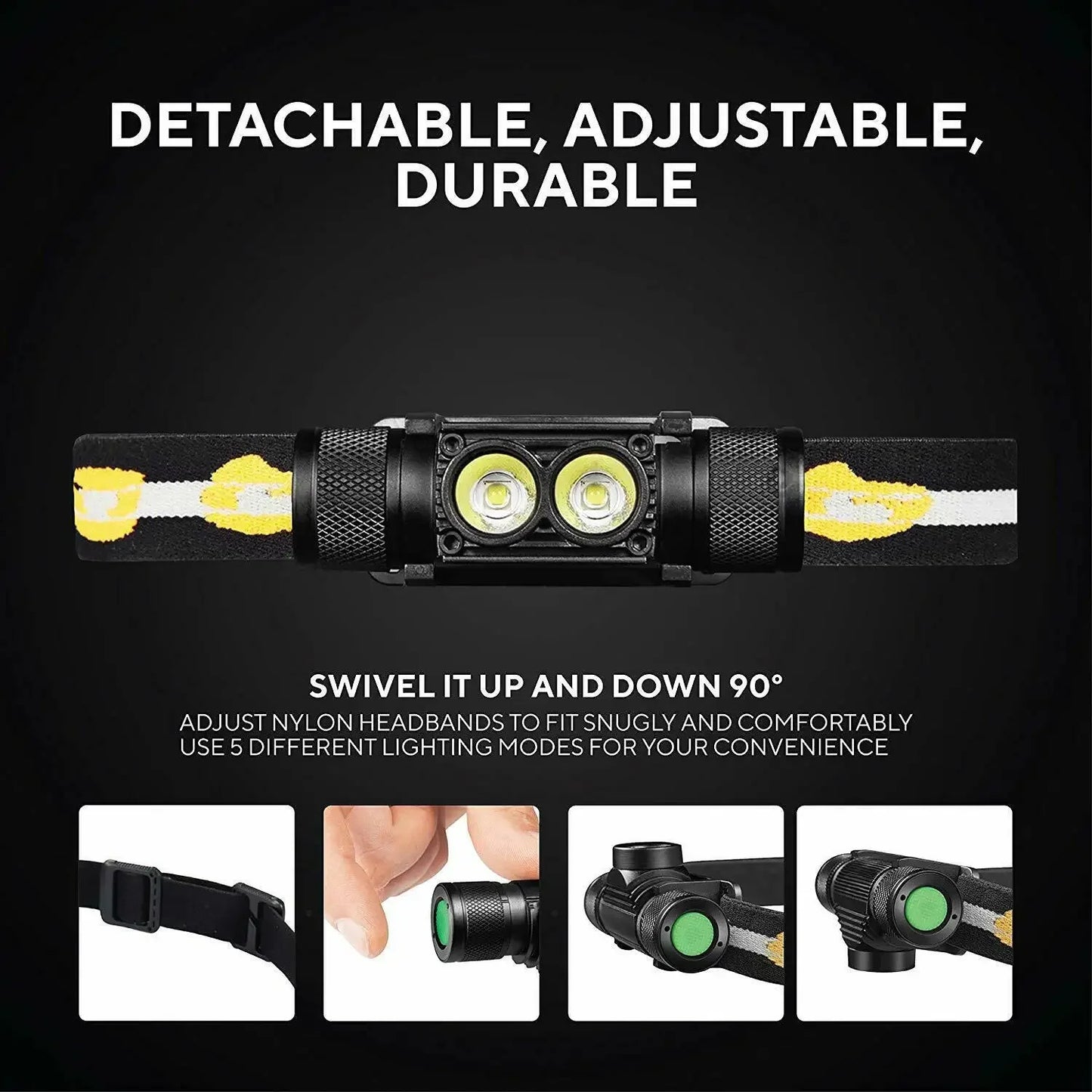 Sofirn H25S Mini LED Headlamp 1200 Lumen Rechargeable