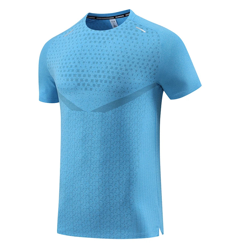 Women Breathable Quick Dry Gym Shirt Short Sleeve Polyester