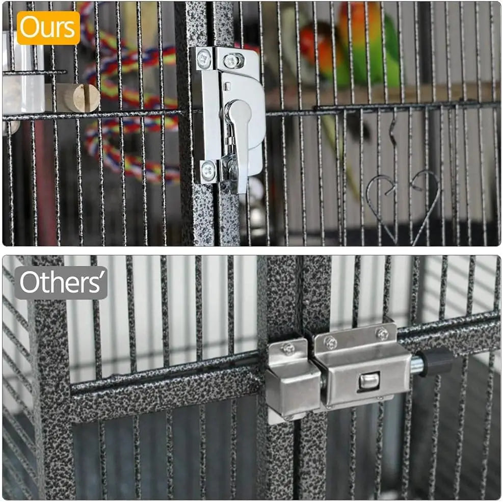 Iron Bird Cage for Parrots and Small to Medium Birds