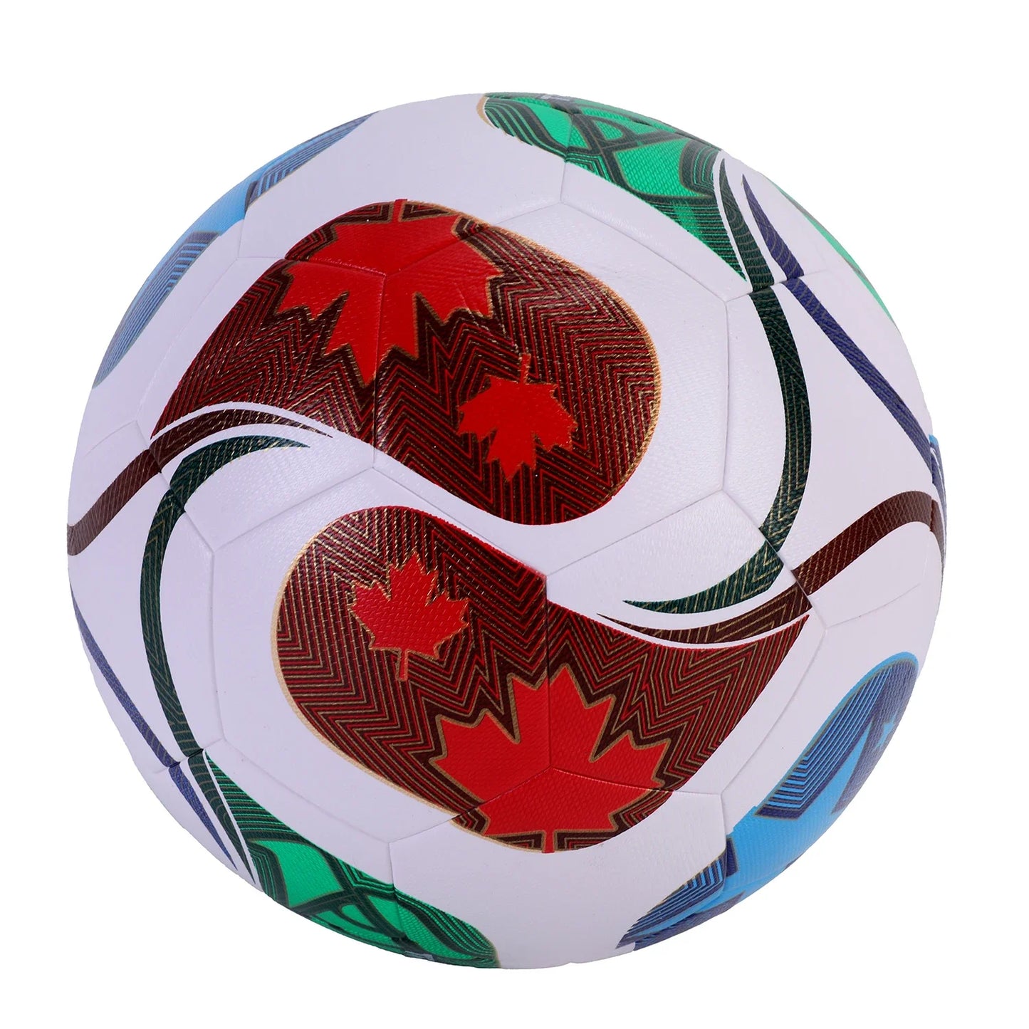 LISM Soccer Ball PU Leather Seamless Wear Resistant