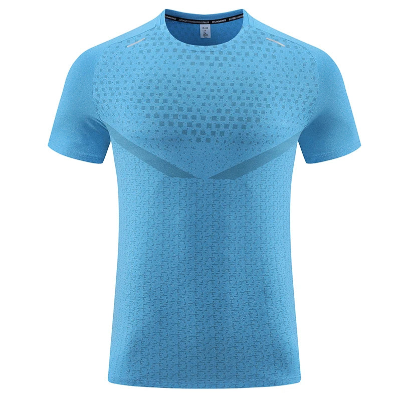 Women Breathable Quick Dry Gym Shirt Short Sleeve Polyester