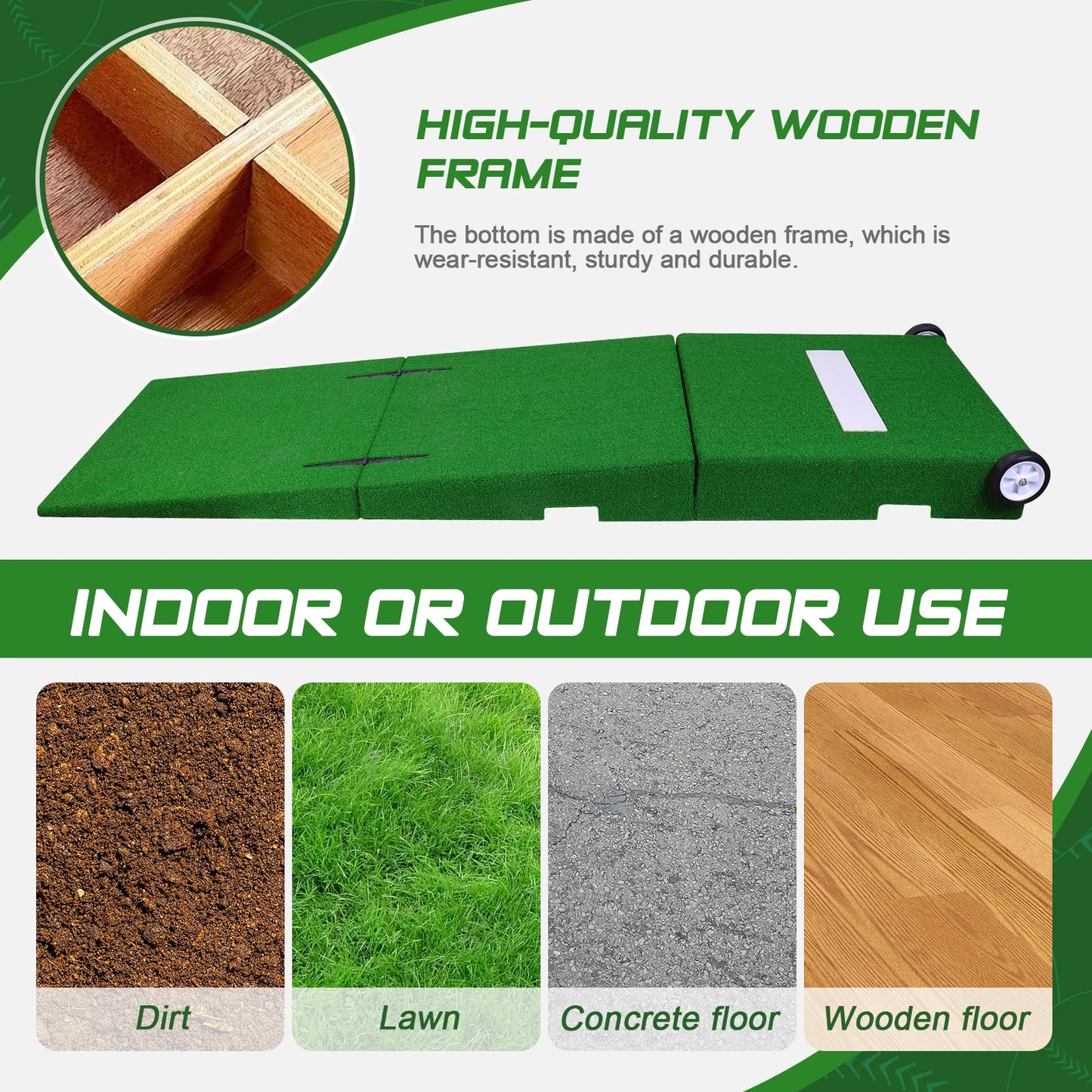 Baseball Pitching Mound Portable Foldable Practice Set