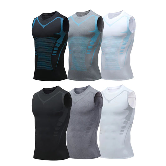 Men's Quick Dry Compression Tank Top for Gym and Workout