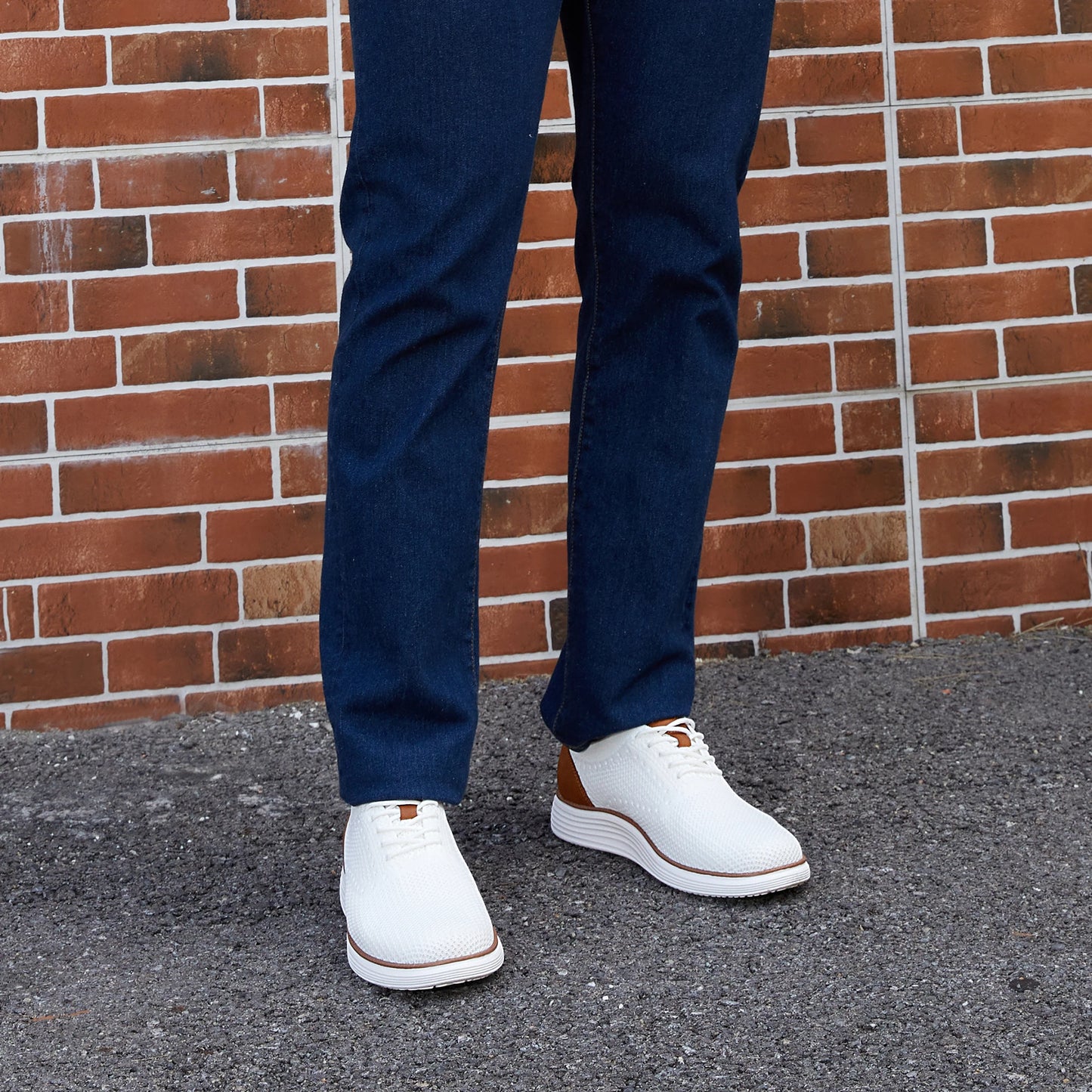 Men's Casual Sneakers Oxfords Mesh Breathable Walking Athletic Shoes