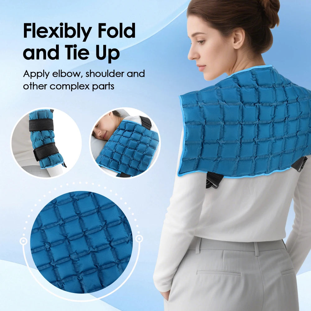 Hailicare Large Ice Pack Reusable Hot Cold Gel Muscle Relief