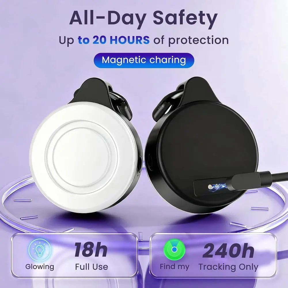 2-in-1 GPS Tracker and IP68 Dog Light for Safe Pet Visibility