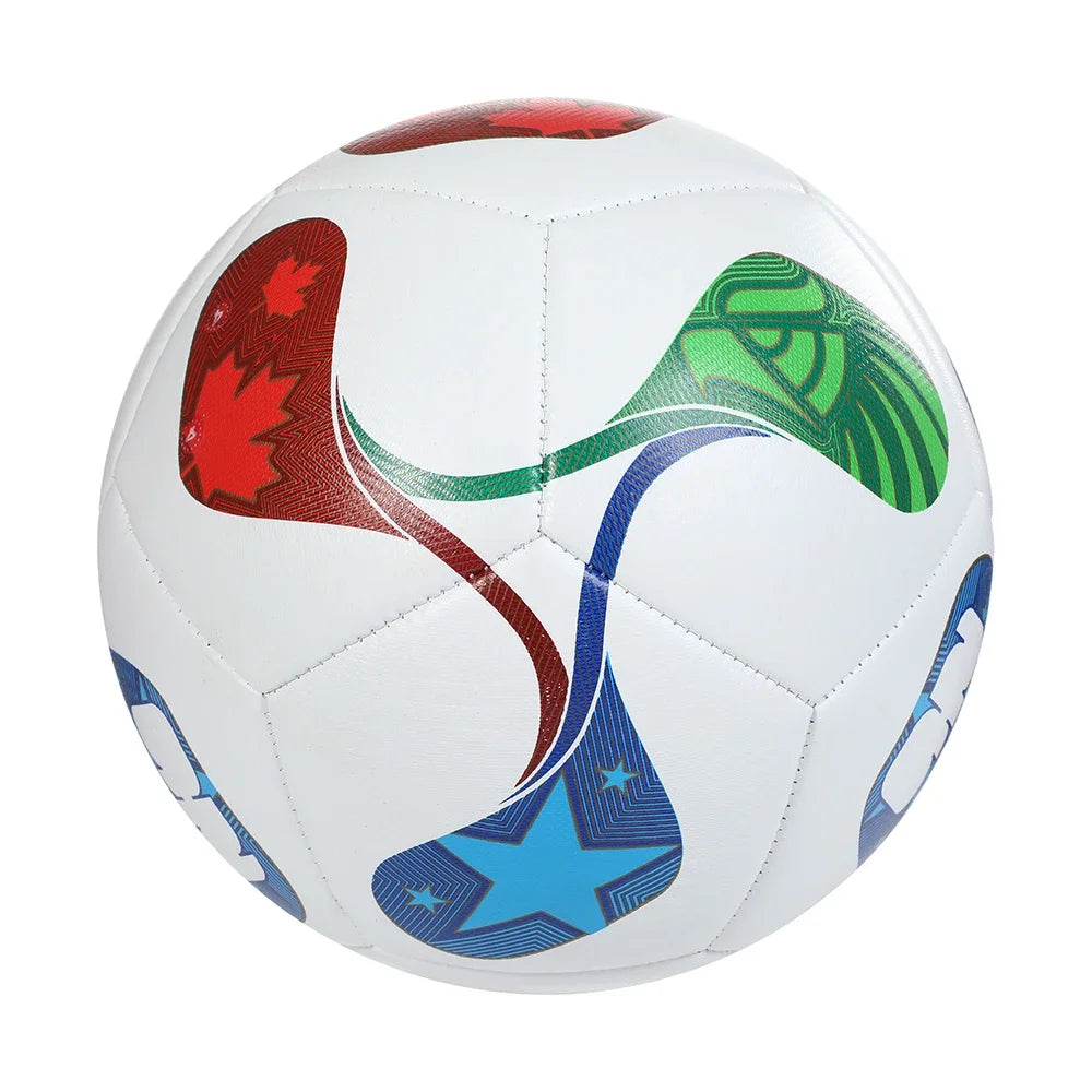 LISM Soccer Ball PU Leather Seamless Wear Resistant