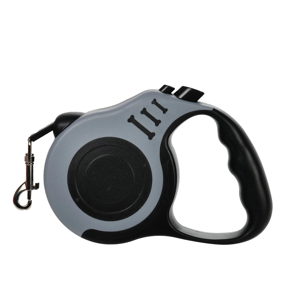 Retractable Nylon Dog Leash With ABS Case Heavy Duty