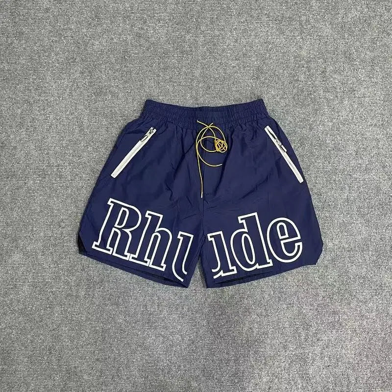 Casual Men's Hip Hop Print Shorts for Spring and Summer