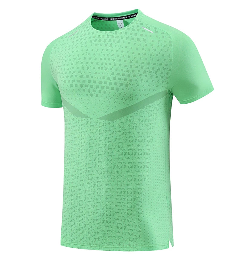 Women Breathable Quick Dry Gym Shirt Short Sleeve Polyester