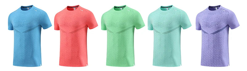 Women Breathable Quick Dry Gym Shirt Short Sleeve Polyester