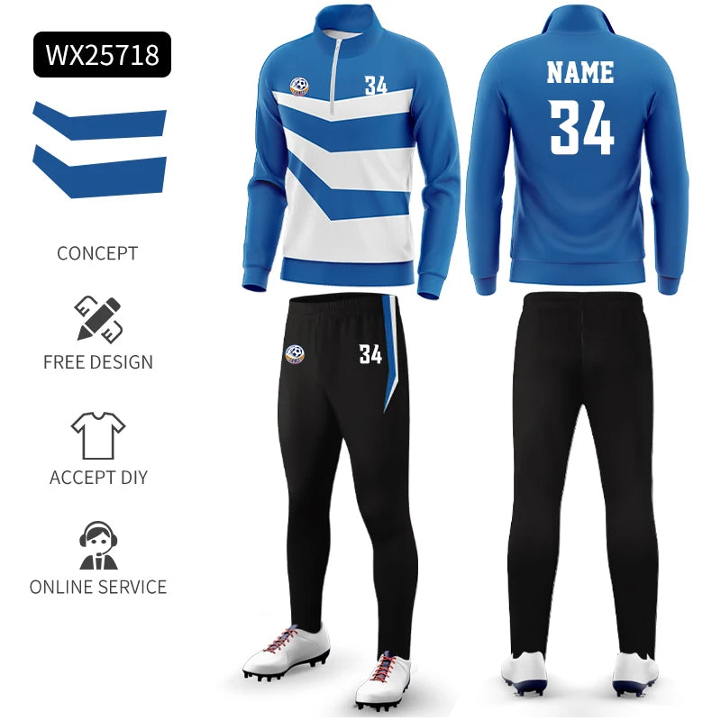 JianfeiCN Full Zip Fleece Tracksuit For Men And Women