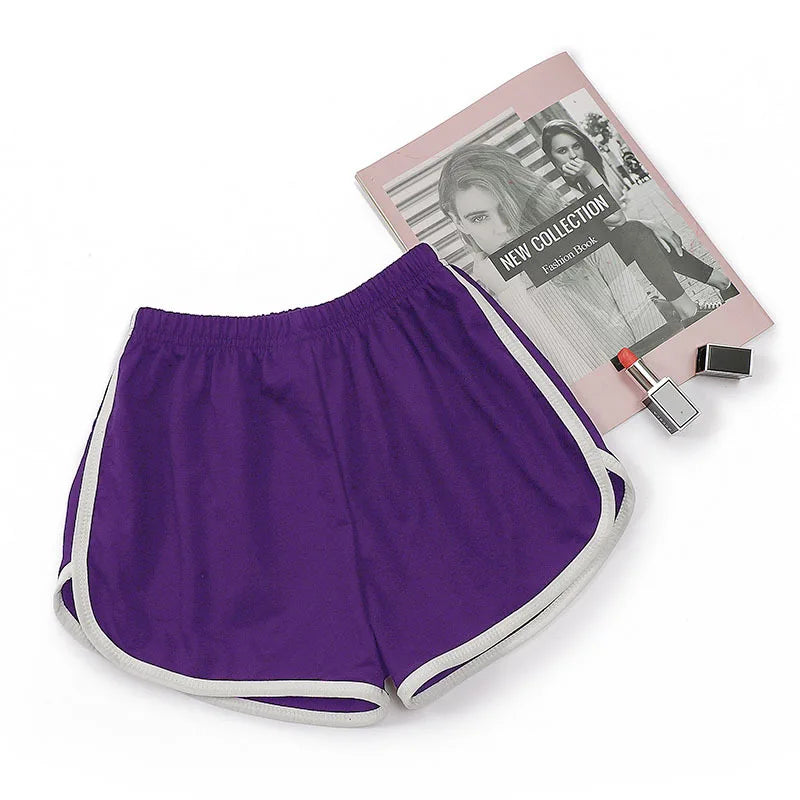 Women Yoga Shorts Breathable Mid Waist Casual Wide Leg