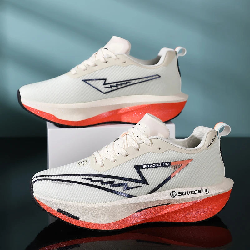 Men Running Shoes Lightweight Breathable Nonslip Sneakers