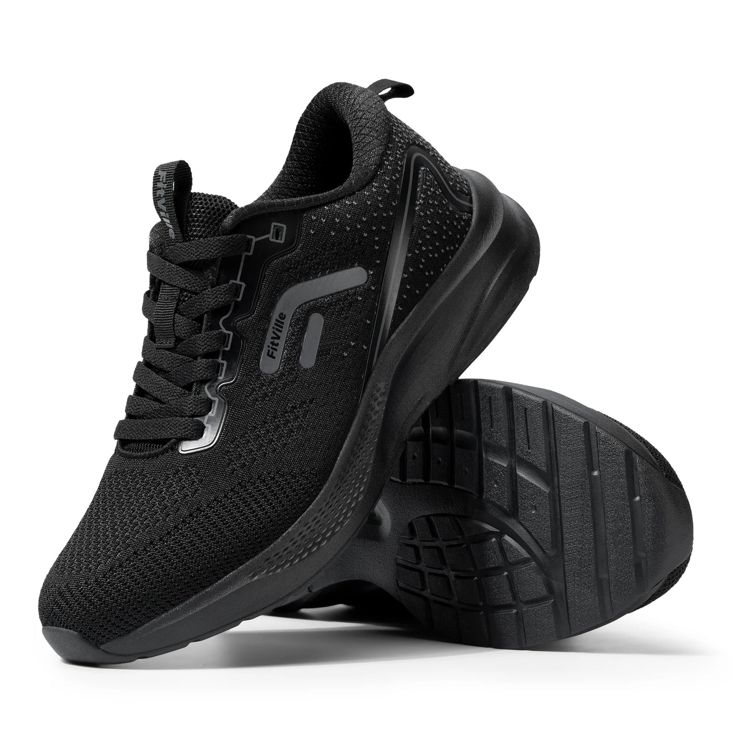 Fitville Men's Sport Running Shoes Breathable Lightweight Training Footwear